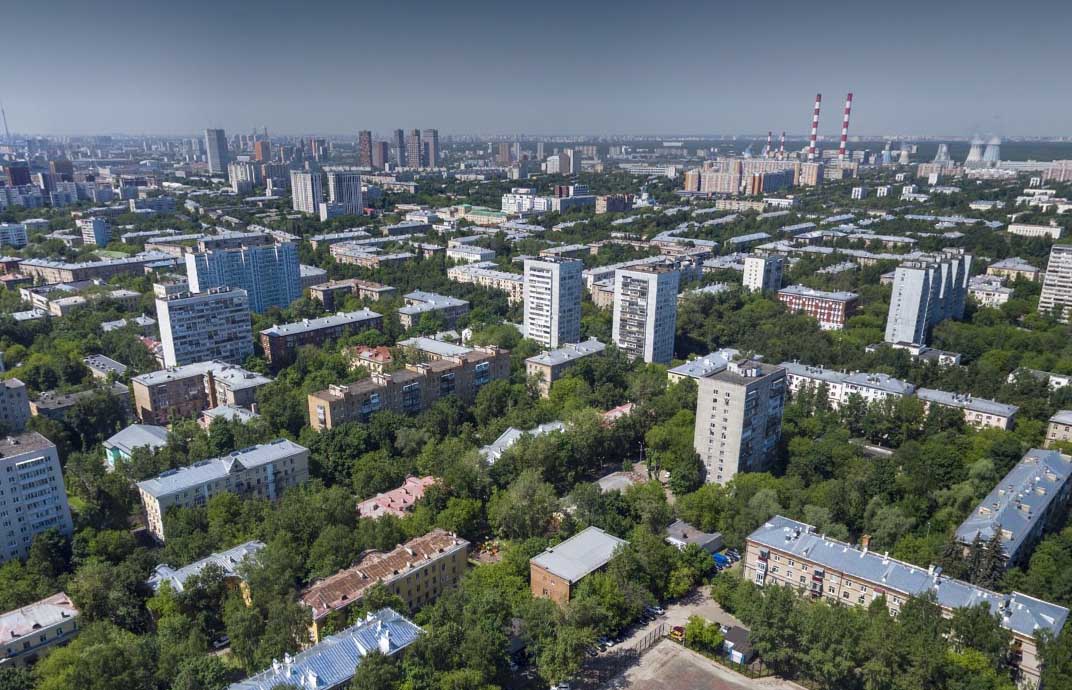 Москва, район Измайлово, фото с высоты