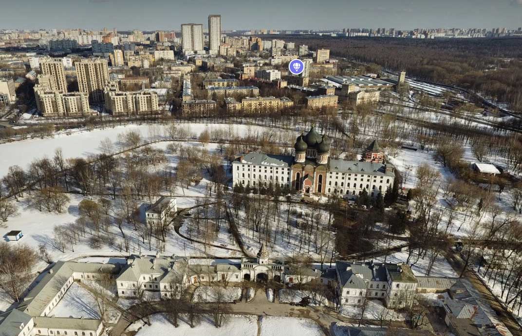 Москва, район Измайлово, фото с высоты