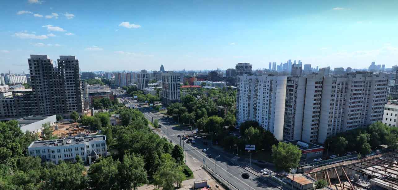 Москва, район Марьина Роща , фото с высоты