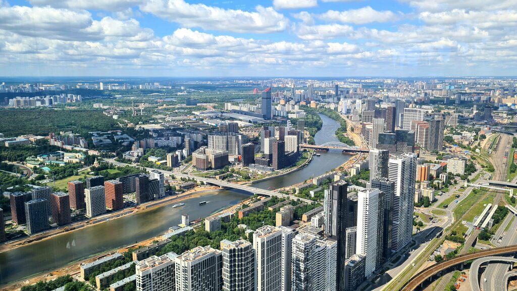 ЖК ОКО, вид на Москву